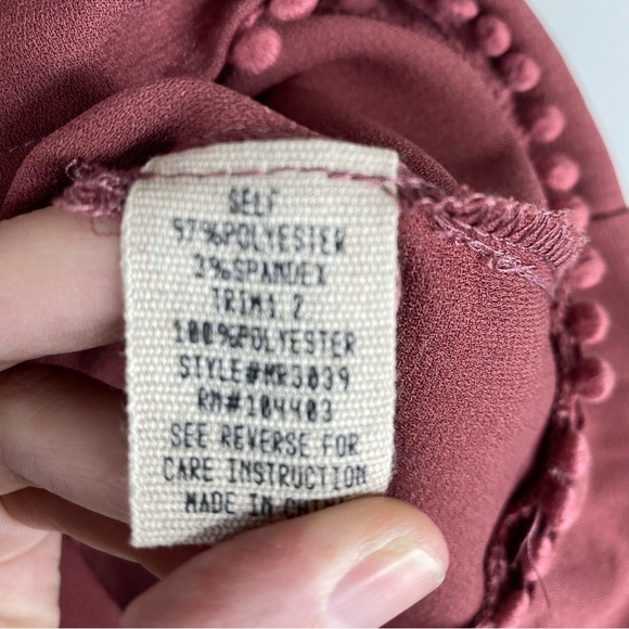 NWT Moon River Dress L Short Sleeve Mini Cut Out Boho Tuckernuck Anthropologie - Picture 5 of 12